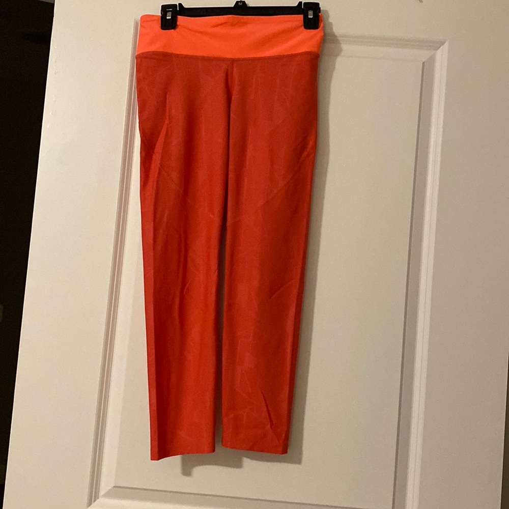 Coral color UA leggings